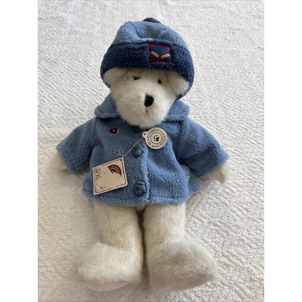 Boyds Best Dressed Collection Bear Ludwig V. Burrbruin Winter Mittens Plush  U